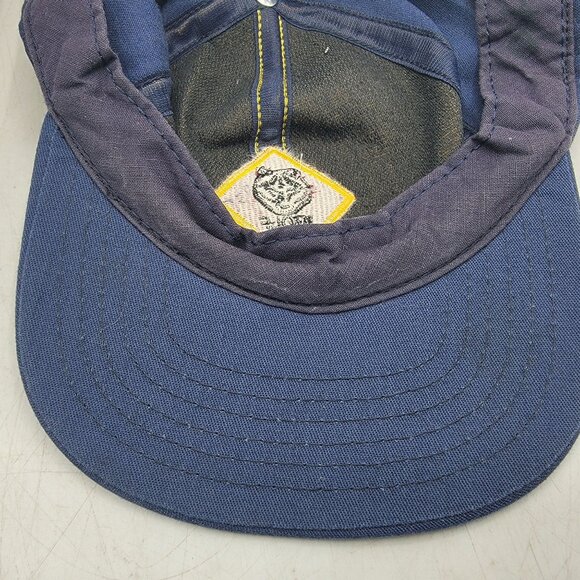 Boy Scouts Wolf Cub Scout Blue Yellow Adjustable Hat Cap Casual Outdoors - Picture 8 of 8